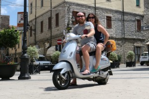 Sardinia is paradise for two small wheels.