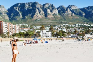 Cape Town's iconic Camps Bay beach.