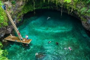 Otherworldly: To Sua ocean trench in Upolo, Samoa.