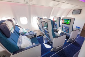 New Airbus A330neo aircraft and premium economy cabins.