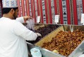 A colourful date shop at the Nizwa market in Oman.