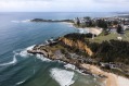 The view over Yamba and its Main Beach. 