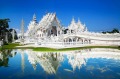 This is a contemporary unconventional Buddhist temple. iStock image for Traveller. Re-use permitted. White Temple and ...