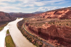 You can explore America's Southwest on a two-day luxury train journey on the Rocky Mountaineer.