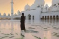Abu Dhabi's most memorable building: The Sheikh Zayed Grand Mosque.